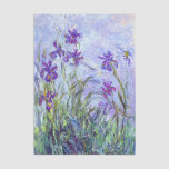 Papel De Seda Claude Monet - Lilac Irises / Iris Mauves<br><div class="desc">Lilac Irises / Iris Mauves - Claude Monet,  1914-1917</div>