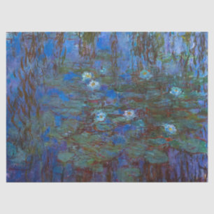 Papel De Seda Claude Monet - Lírios Azuis