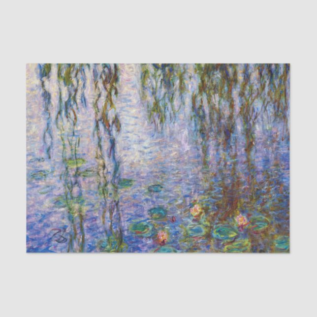 Papel De Seda Claude Monet - Lírios Hídricos (Frente )