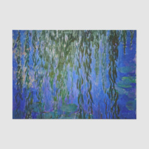 Papel De Seda Claude Monet - Nenúfares com salgueiro chorão