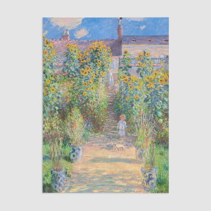 Papel De Seda Claude Monet - O Jardim do Artista em Vetheuil