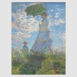 Papel De Seda Claude Monet - O Promenade, Mulher com Parasol<br><div class="desc">Promenade,  Mulher com Parasol/Madame Monet e seu filho / La Promenade / La Femme a l'ombrelle - Claude Monet,  1875</div>