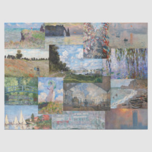 Papel De Seda Claude Monet - Patchwork de obras de arte