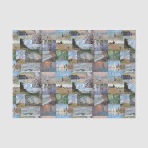 Papel De Seda Claude Monet - Patchwork de obras de arte