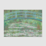 Papel De Seda Claude Monet, Ponte Japonesa. Impressionismo<br><div class="desc">Papel tecidular Claude Monet "A Ponte Japonesa".</div>
