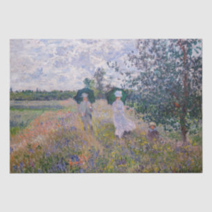 Papel De Seda Claude Monet - Promenade perto do Argenteuil