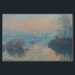 Papel De Seda Claude Monet - Sunset sobre o Sena em Lavacourt<br><div class="desc">Sunset on the Seine at Lavacourt,  Winter Effect / Soleil couchant sur la Seine a Lavacourt,  effet d'hiver - Claude Monet,  Oil on Canvas,  1880</div>