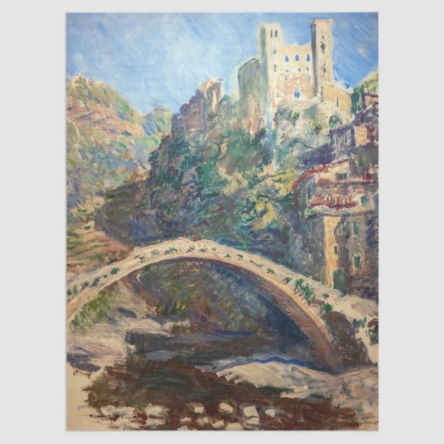 Papel De Seda Claude Monet trabalho de arte - O Castelo de Dolce (Criador carregado)