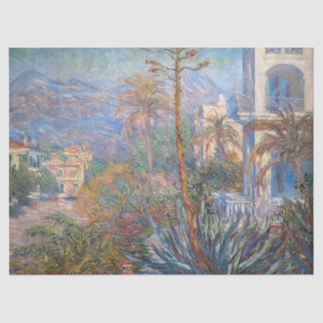 Papel De Seda Claude Monet - Villas em Bordighera (Frente )