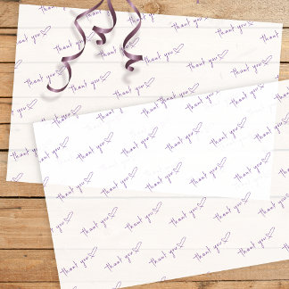 Papel De Seda Cliente Agradeça-Lhe Com O Heart Business
