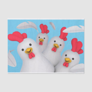Papel De Seda Cliente galinha feliz