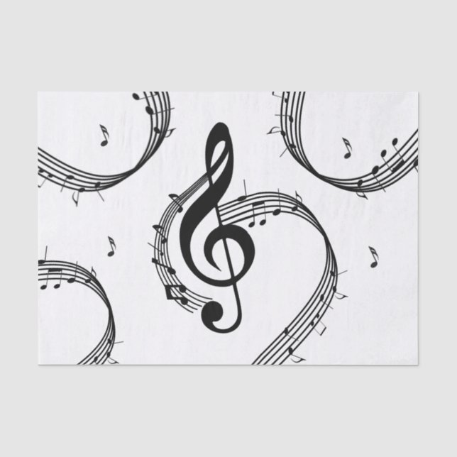 Papel De Seda Climactic G Clef (Frente )