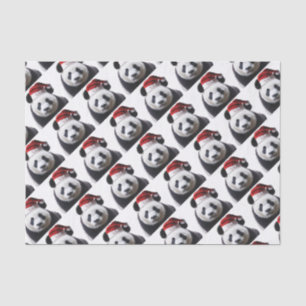 Papel De Seda Clipped-Panda-Santa-2