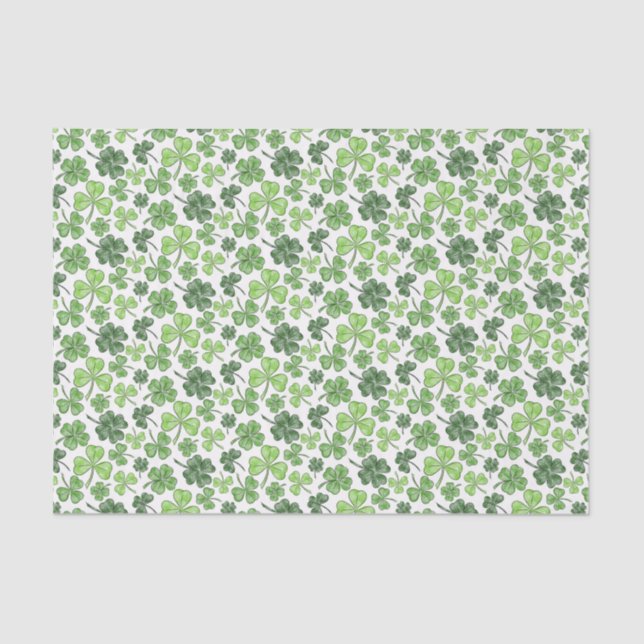 Papel De Seda Clover Verde (Frente )