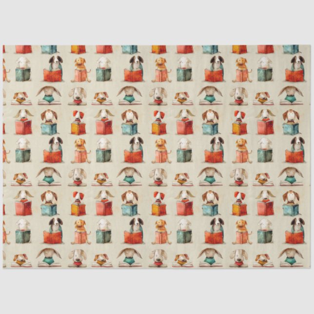 Papel De Seda Clube do livro dos cães (Frente )