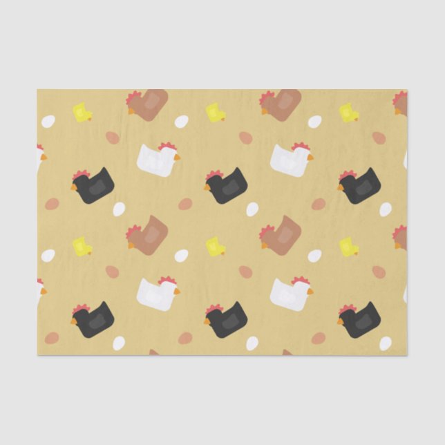 Papel De Seda Cluck Cluck (Frente )