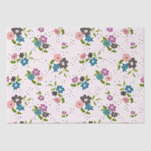 Papel De Seda Clusters de Flor de Boho