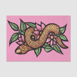 Papel De Seda Cobra de ventilador