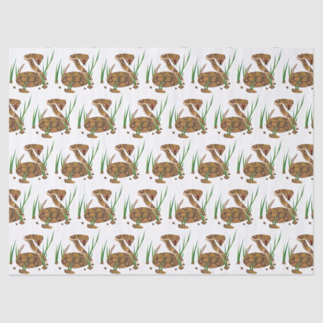 Papel De Seda Cobra na grama (Frente )