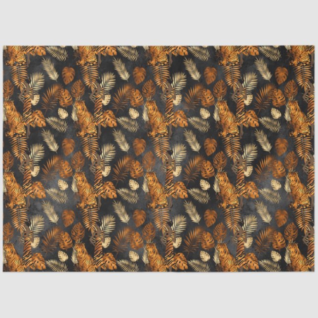 Papel De Seda Cobre Tiger Series Design 4 (Frente )