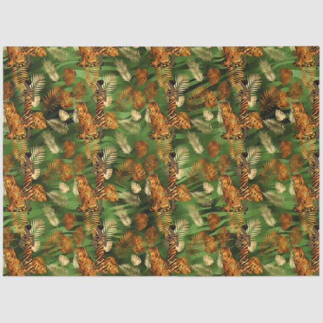 Papel De Seda Cobre Tiger Series Design 5 (Frente )