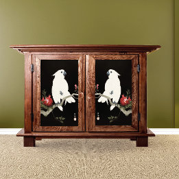 Papel De Seda Cockatoo e Pomegranato por Ohara Shōson