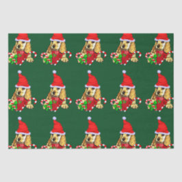 Papel De Seda Cocker Spaniel Puppy Natal