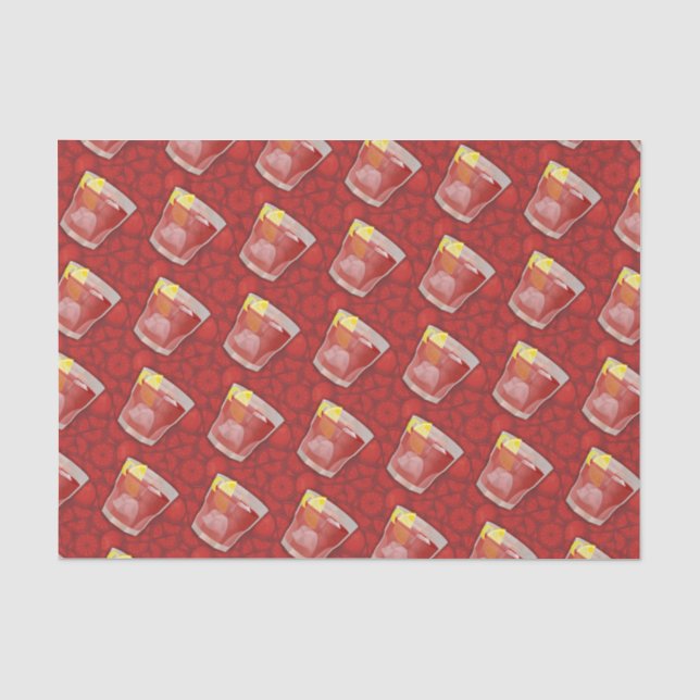 Papel De Seda cocktail americano (Frente )