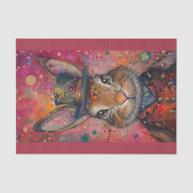 Papel De Seda Coelhinho Bonito (Frente )