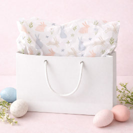 Papel De Seda Coelhinho de Páscoa Pastel Adorável Primavera