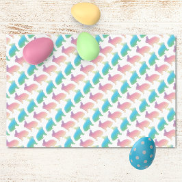 Papel De Seda Coelhinhos de Páscoa Pastel