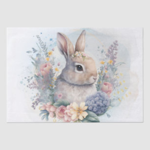 Papel De Seda Coelho Coelho Floral