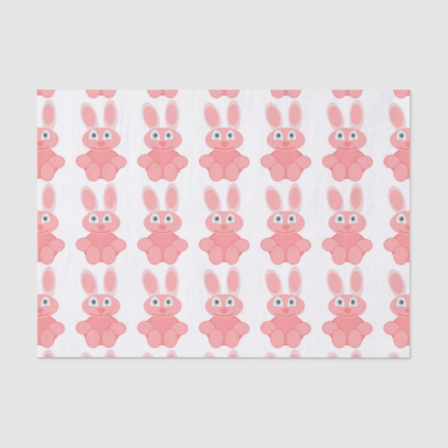 PAPEL DE SEDA COELHO DO PINK BUNNY (Frente )
