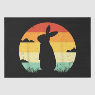 Papel De Seda Coelho Retro Estilo Vintage 80s Estilo Bunny Lover