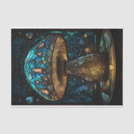 Papel De Seda Cogumelo de vidro retido