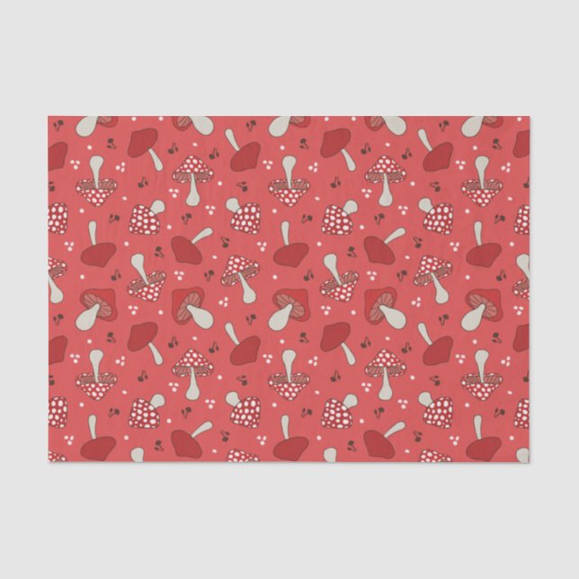 Papel De Seda Cogumelos (Frente )