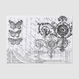 Papel De Seda Coisas efêmeras da borboleta