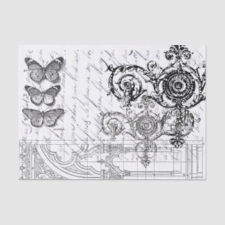 Papel De Seda Coisas efêmeras da borboleta