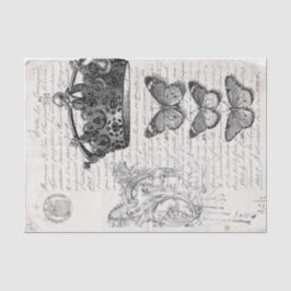 Papel De Seda Colagem das coisas efêmeras