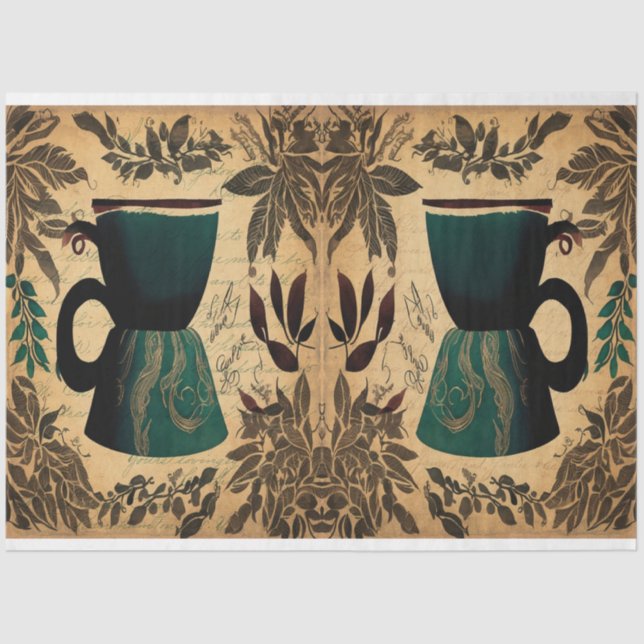 Papel De Seda Colagem de efêmeras de fralda (Frente )