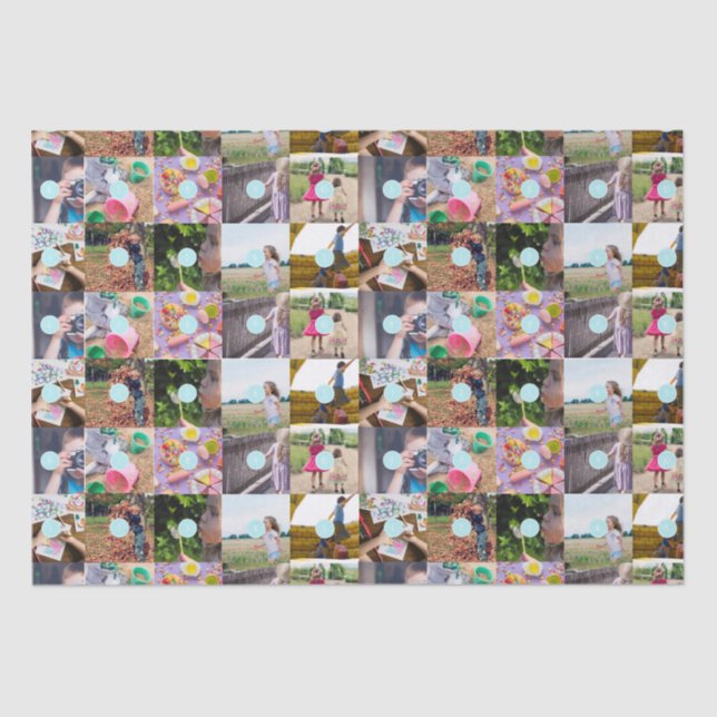 Papel De Seda Colagem de Fotos no Natal 10 (Frente )