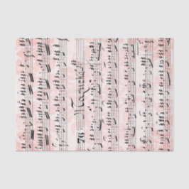 Papel De Seda Colagem de Música em Folha de Vintagem