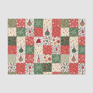 Papel De Seda Colagem de Patches de Natal