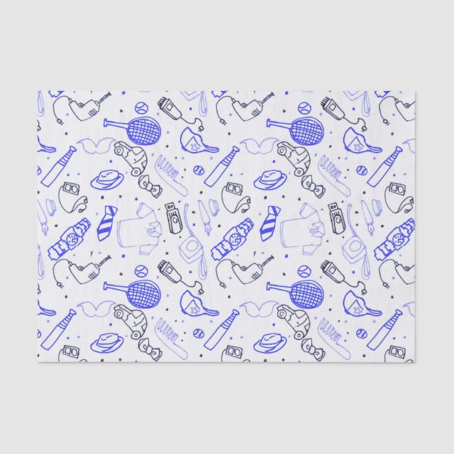 Papel De Seda Colagem do dia dos pais (Frente )