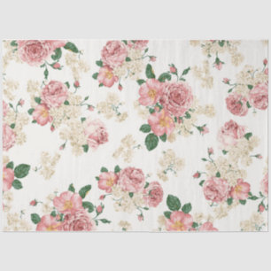 Papel De Seda Colagem Série Shabby Chic Design 2