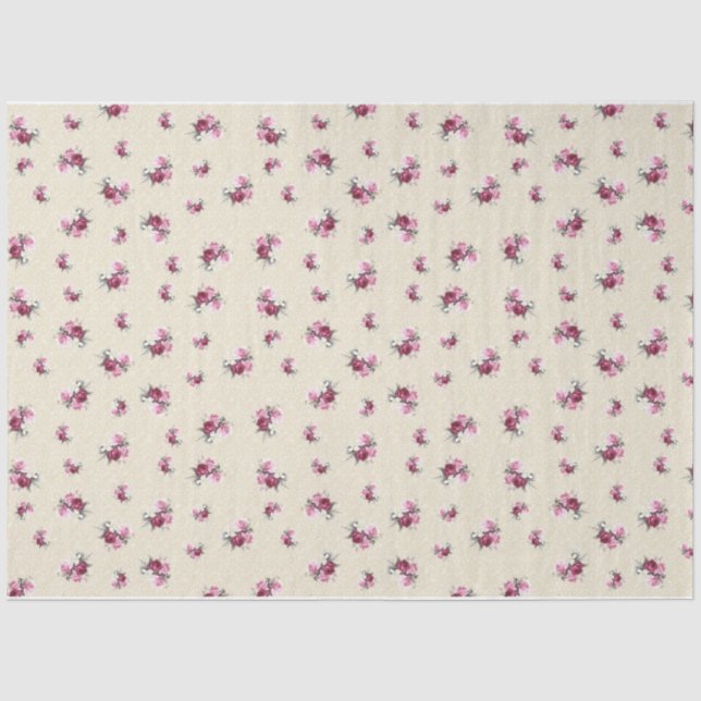 Papel De Seda Colagem Série Shabby Chic Design 7 (Frente )