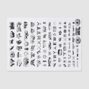 Papel De Seda Colagem Vintage Decoupage Gravuras Ícones