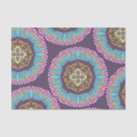 Colar Amarelo rosa-rosa-boêmico Mandalas