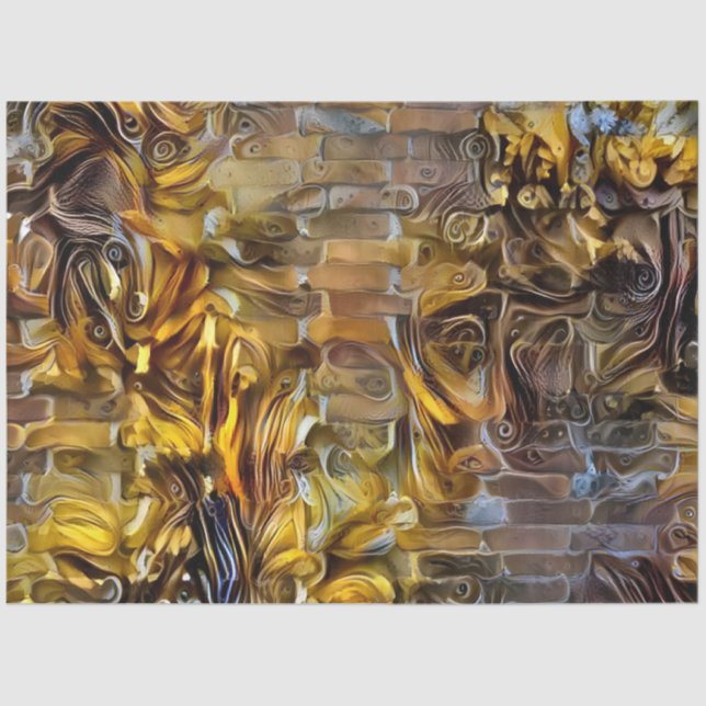 Papel De Seda Coleção de Arte do Sonho de ouro (Frente )