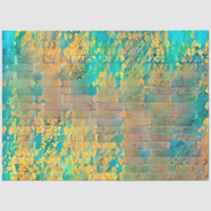 Papel De Seda Coleção de Arte Sunny Morning Dourada